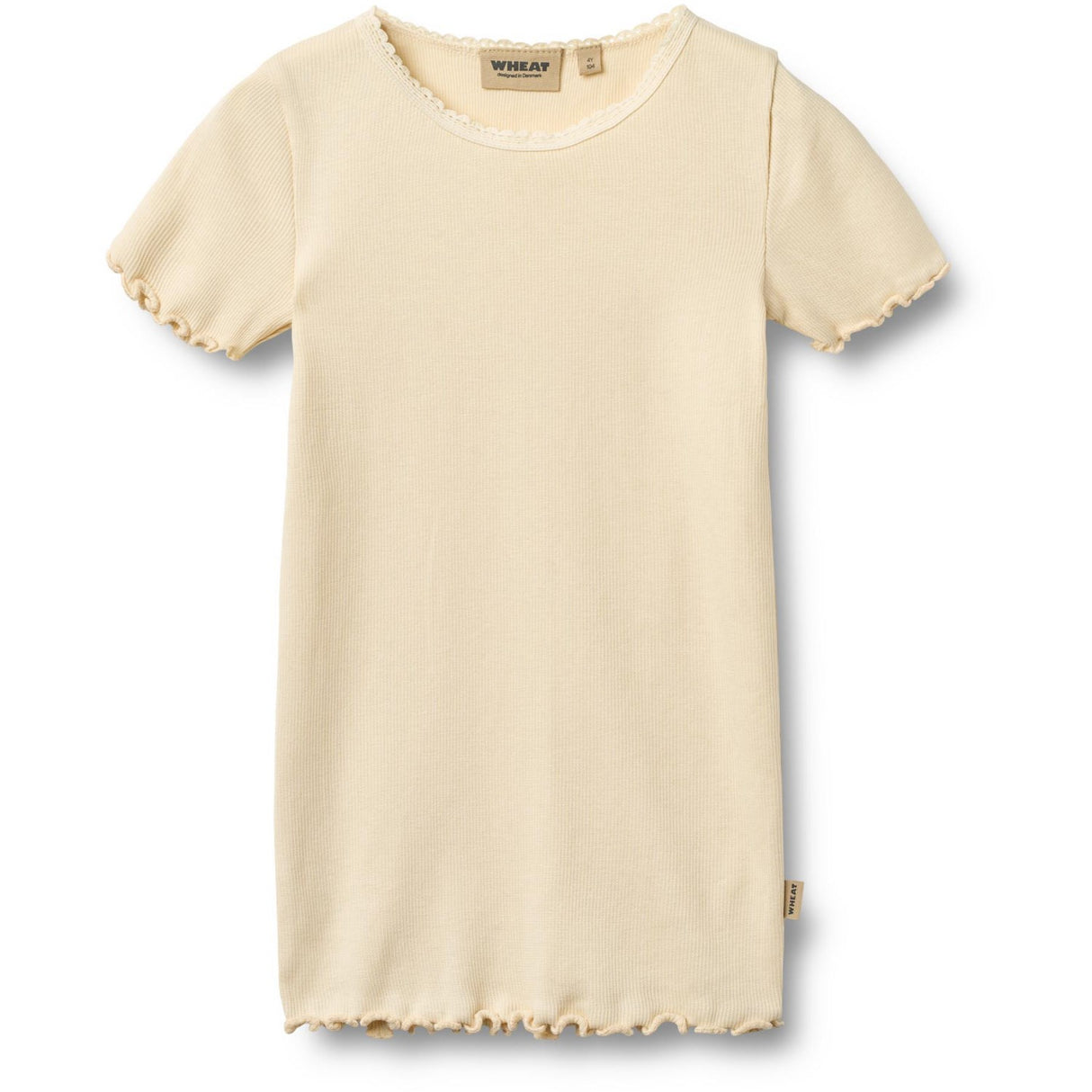 Wheat Barely Apricot Rib T-shirt S/S Katie