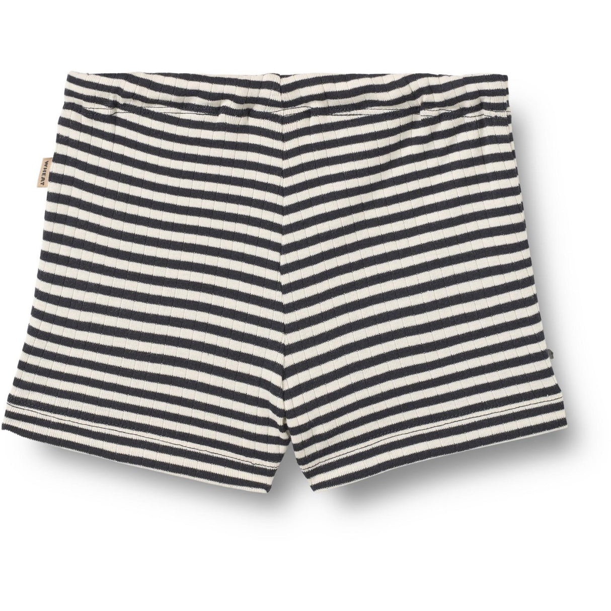 Wheat Navy Rib Stripe Jersey Shorts Vic