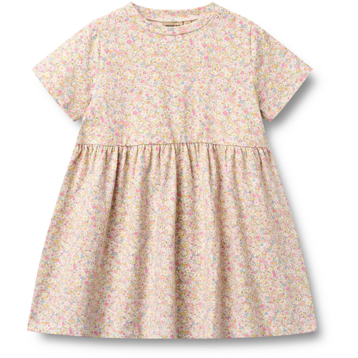 Wheat Blush Flower Meadow Jersey Dress Anna