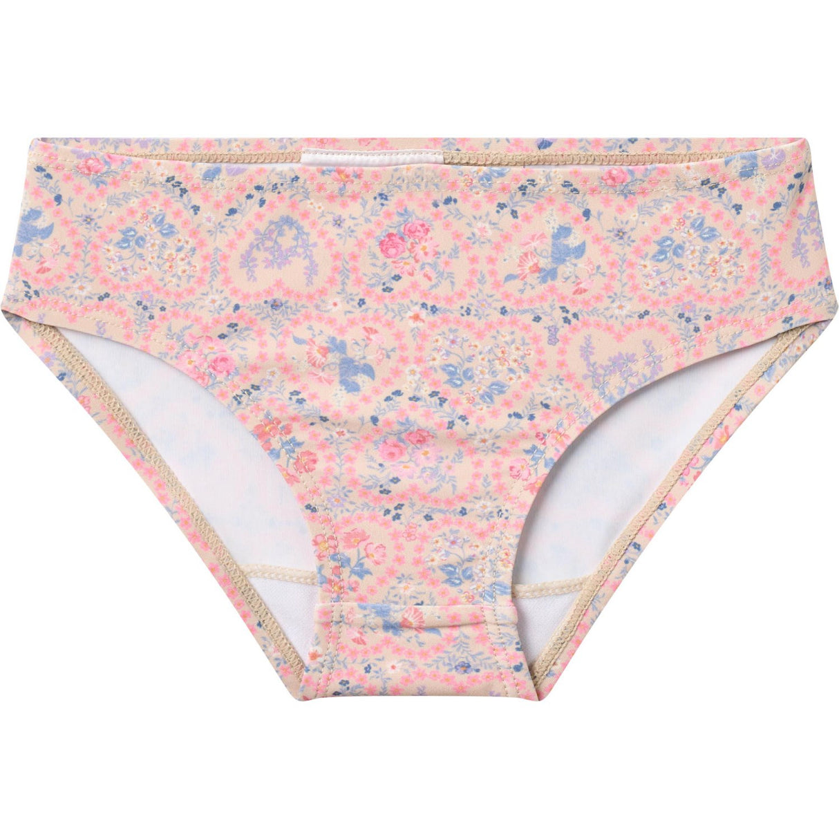 Wheat Pink Heart Flowers Swim Set 2-piece Alma