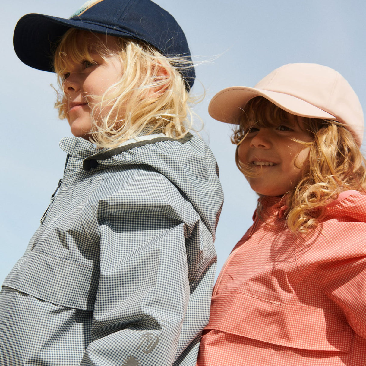Wheat Red Check Lightweight Shell Jacket Skyen