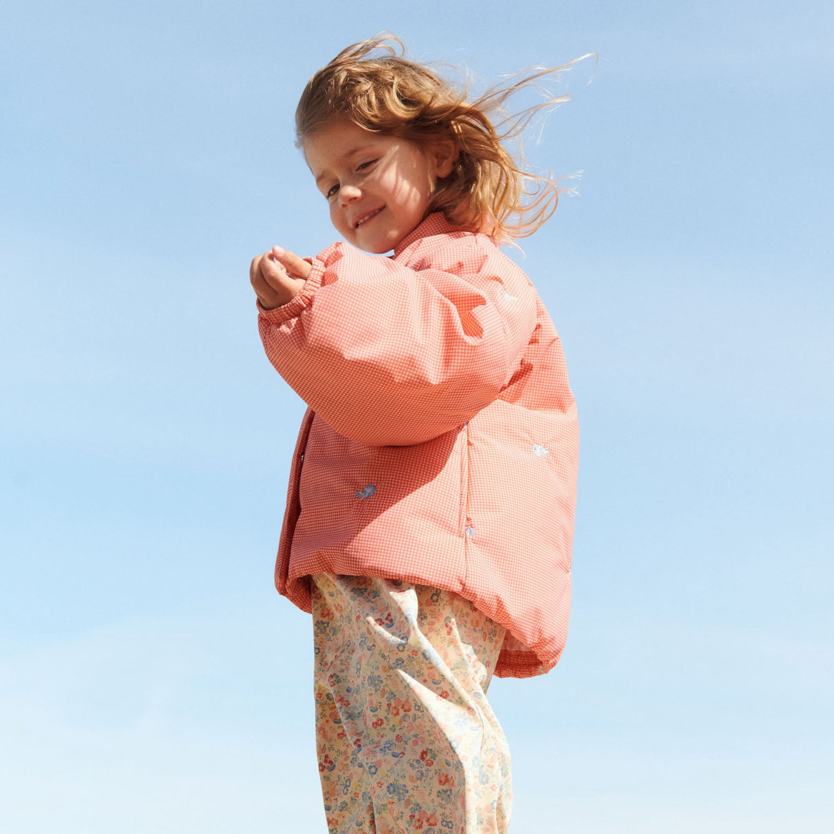 Wheat Flowers And Seashells Rainwear Charlo Overall