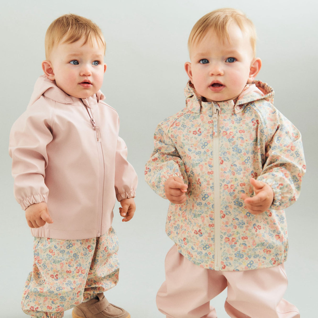 Wheat Powder Rainwear Chardy Jacket