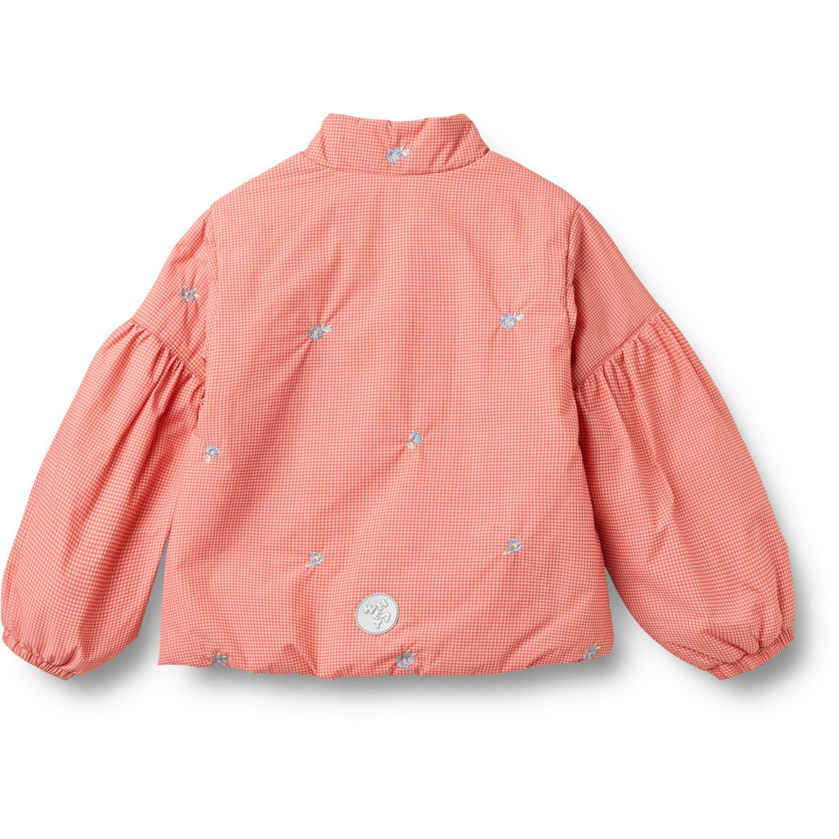 Wheat Red Check Lightweight Puffer Jacket Sola