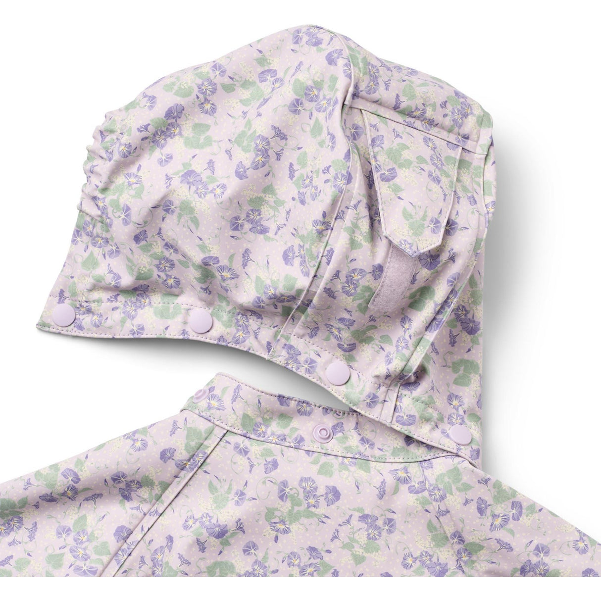 Wheat Lilac Petunias Rainwear Chardy Jacket