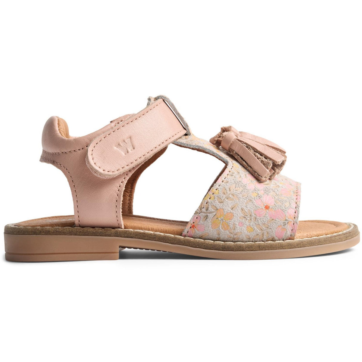 Wheat Coral Flowers Sandal Pil