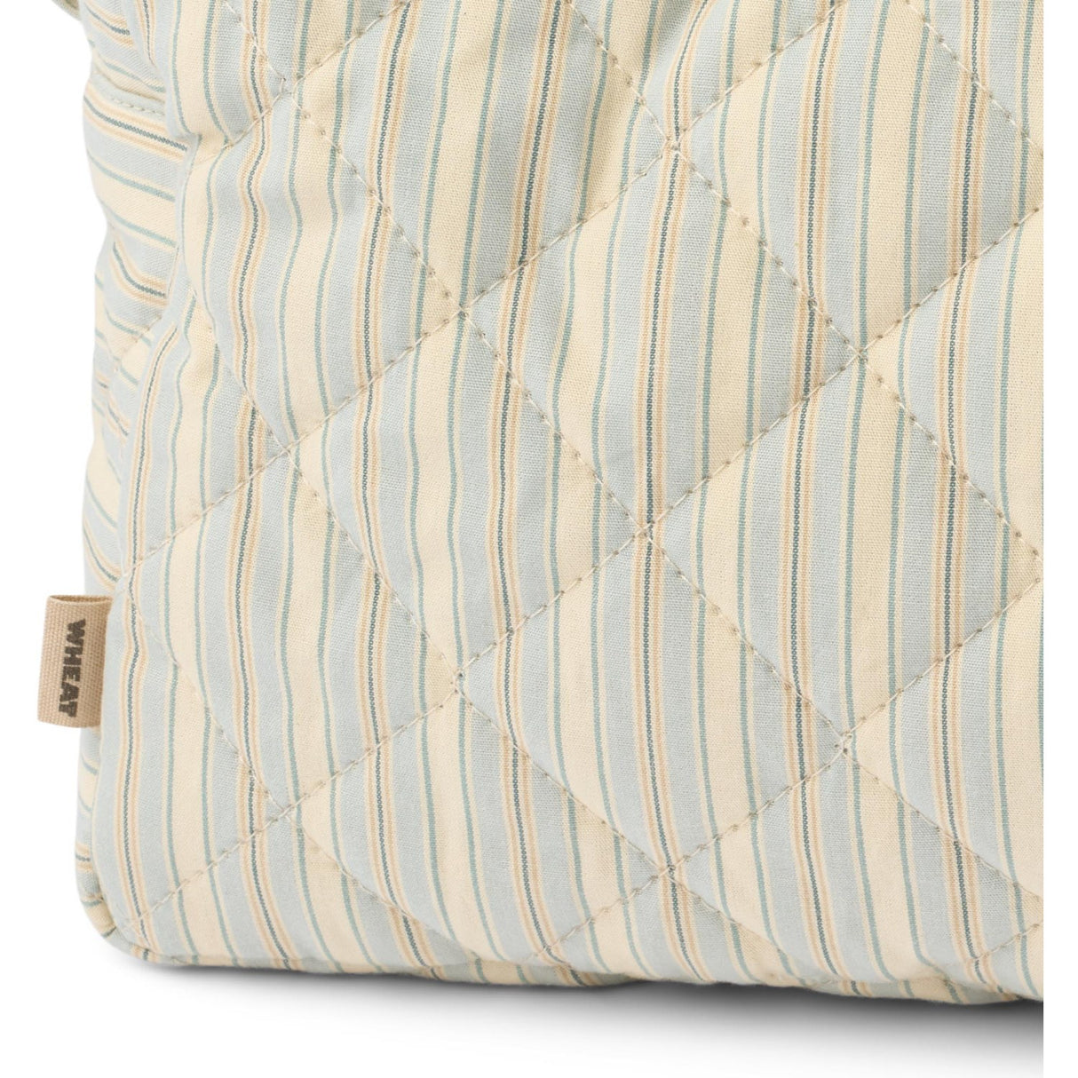 Wheat Blue Ocean Stripe Wash Bag Large Ziggi