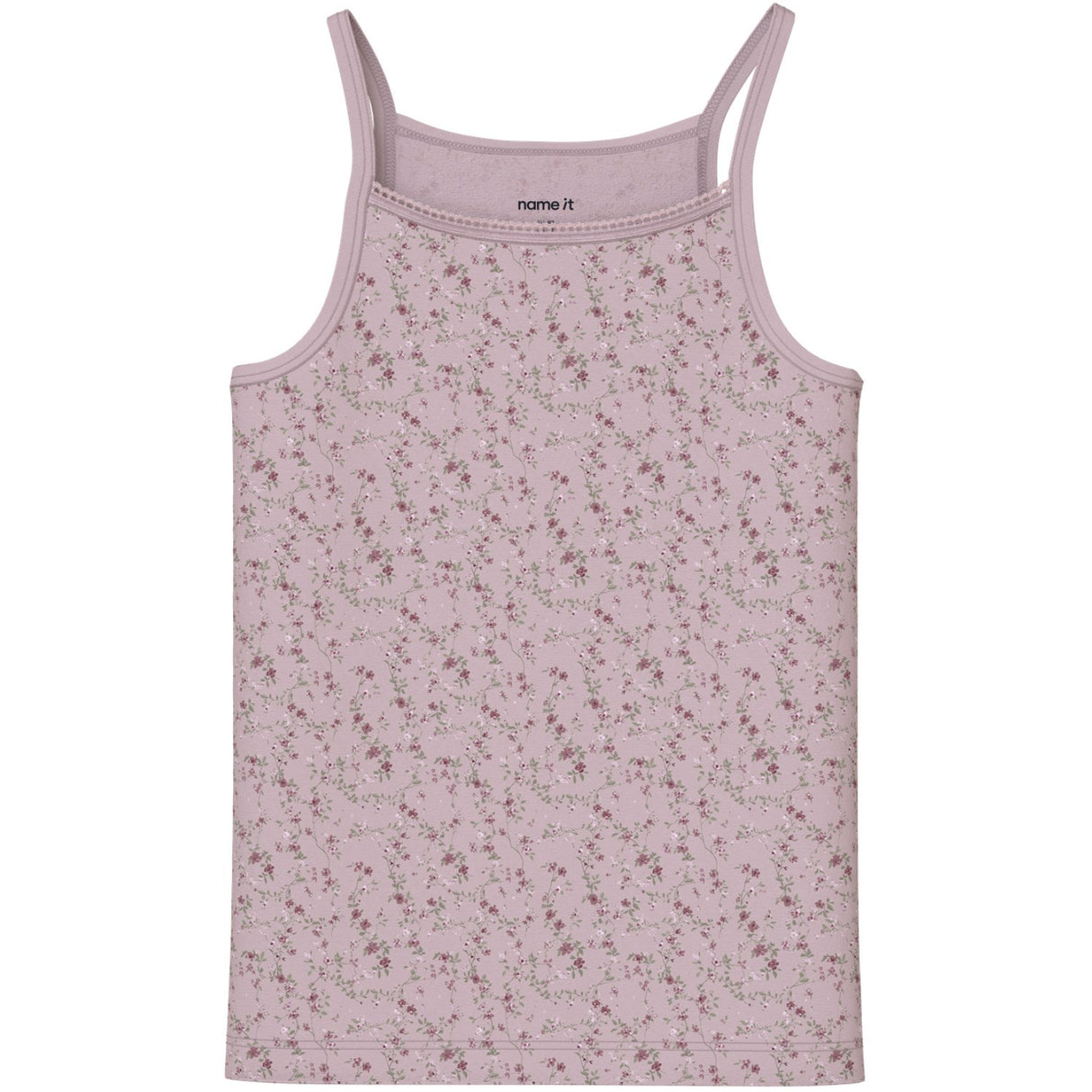 Name It Violet Ice Nkfstrap Top 2P Violetflower Noos