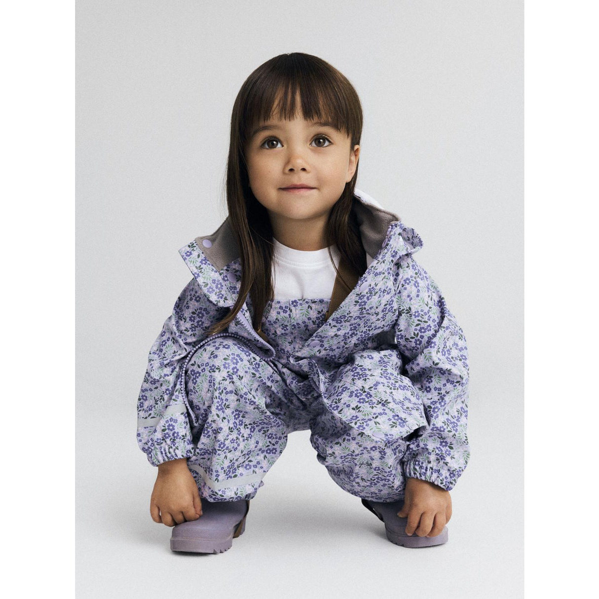 Name It Lavender Nmfdry10 Rain Set Au Aop Fo