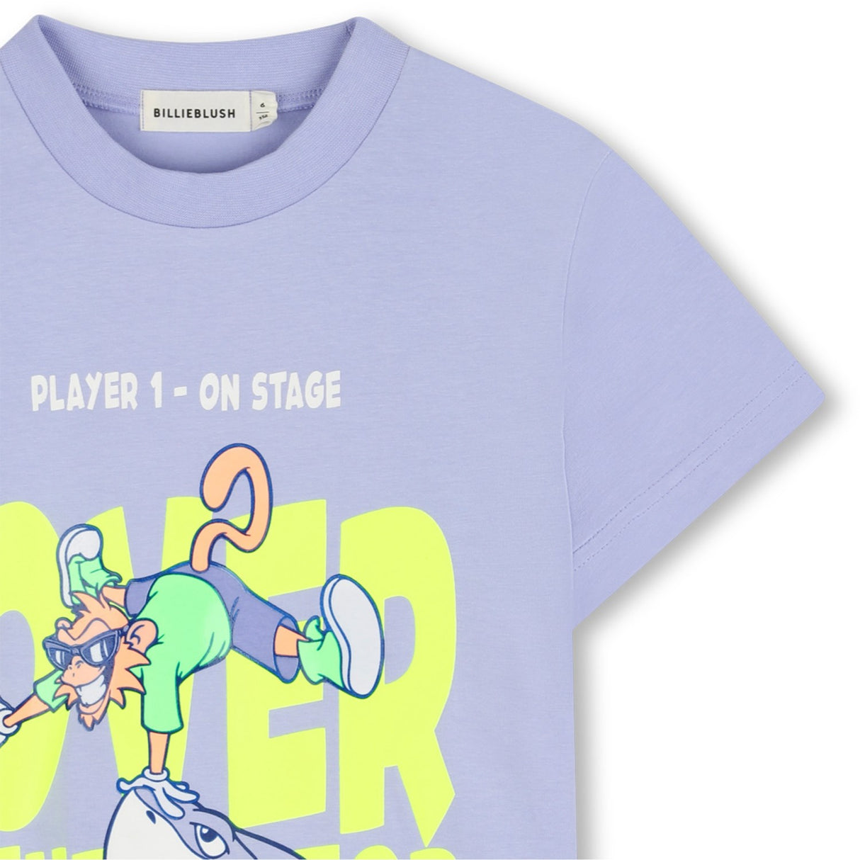 Billieblush Angel Blue Short Sleeves Tee-Shirt