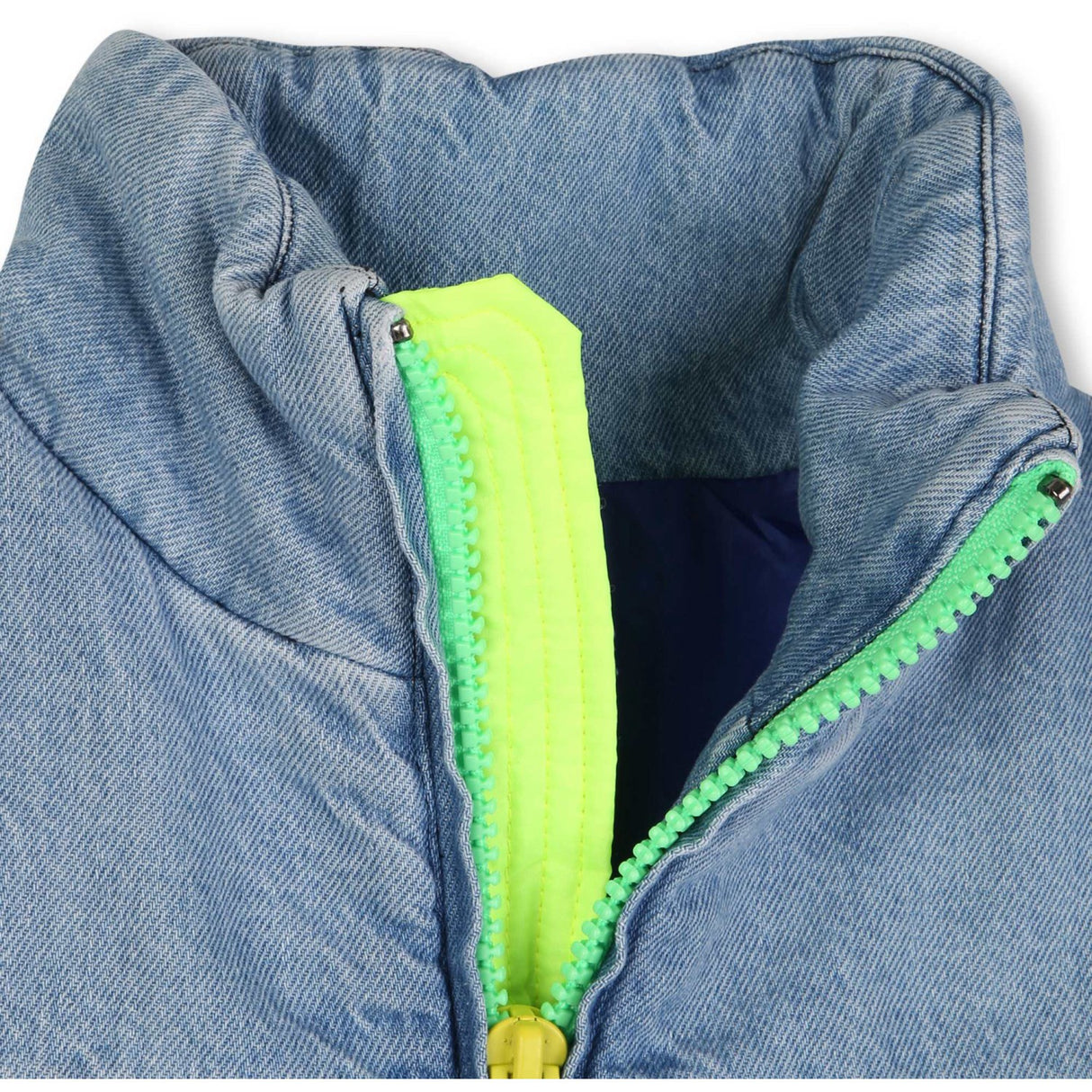 Billieblush Double Stone+Bleach Puffer Jacket Sleeveless