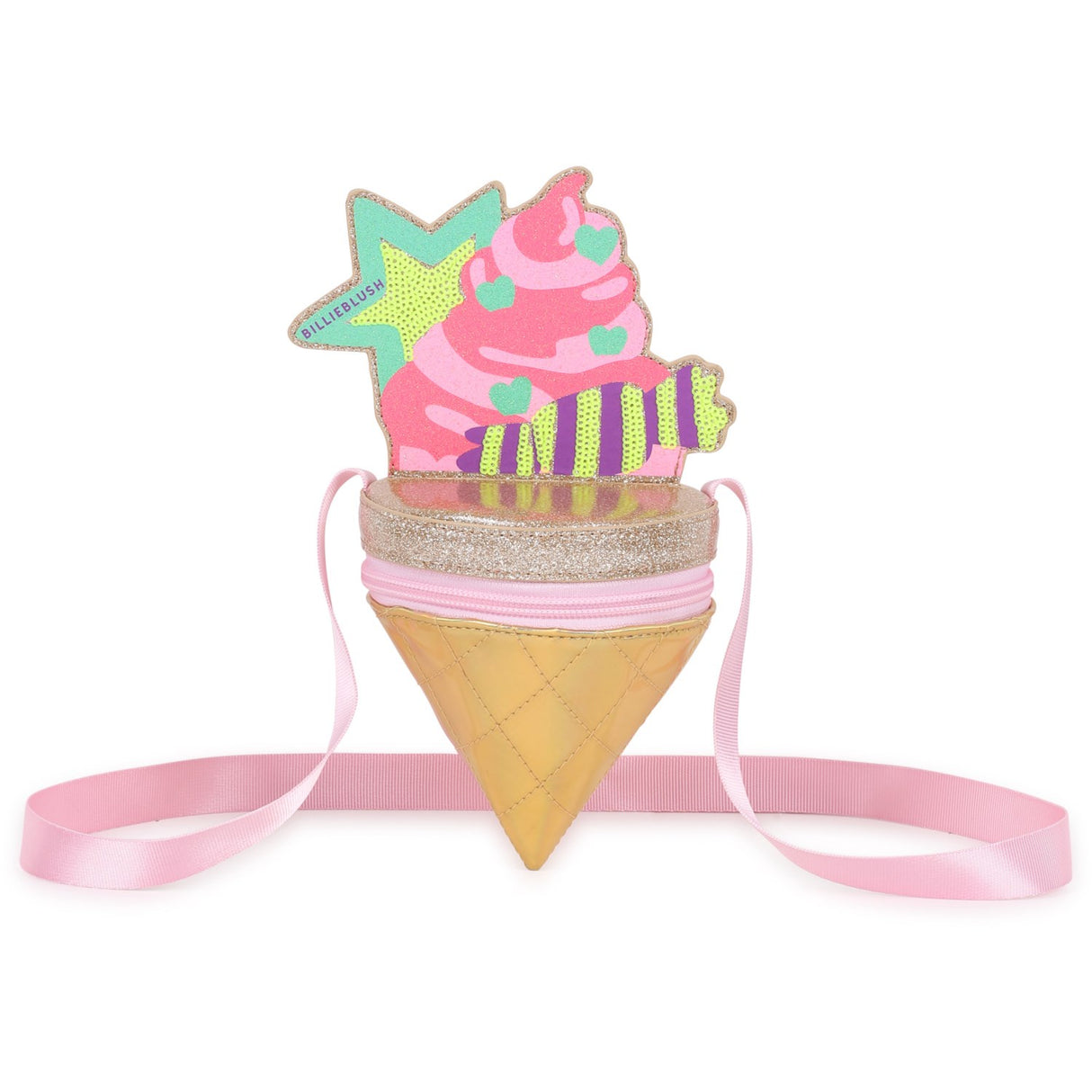 Billieblush Light Gold Handle Bag