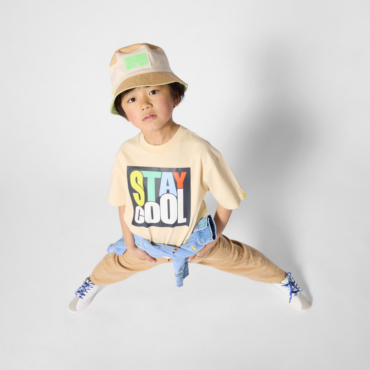 Billieblush Ivory Bucket Hat