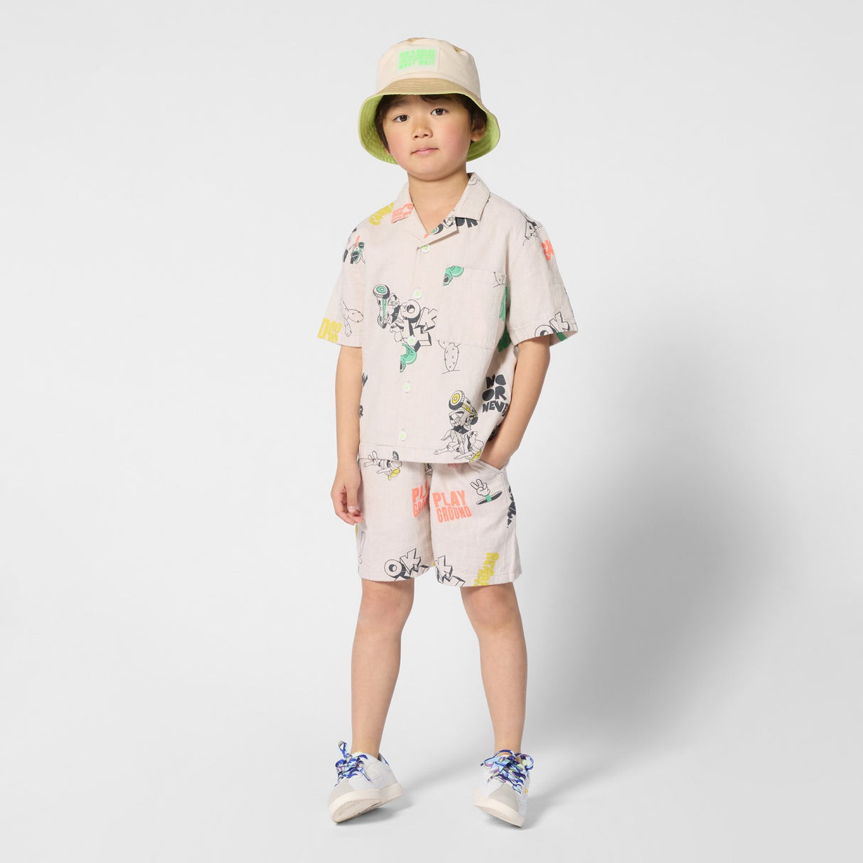 Billieblush Ivory Bucket Hat
