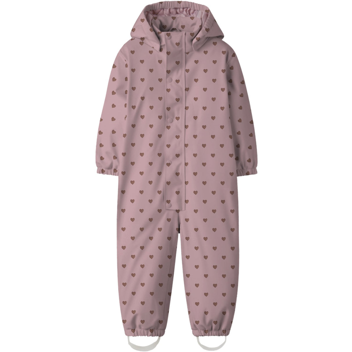 Lil'Atelier Zephyr Hearts Nmfladry10 Pad Snowsuit Aop Fo Lil