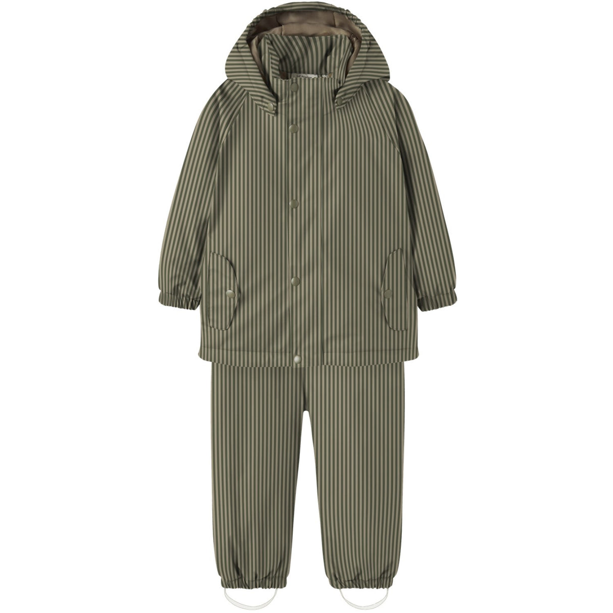 Lil'Atelier Twill Stripes Nmmladry Pad Rain Set Aop Fo Lil