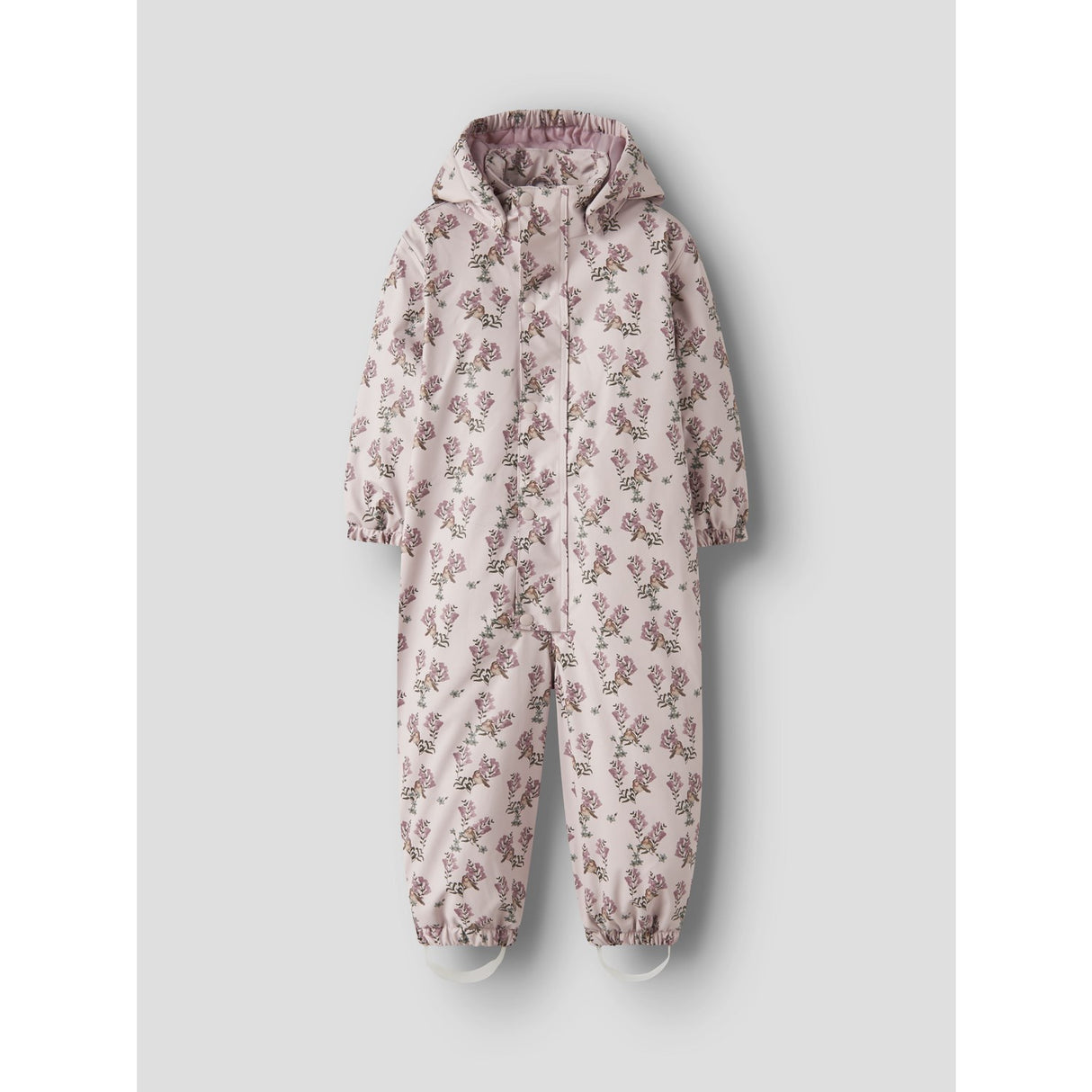 Lil'Atelier Hushed Violet Flowers Nmfladry10 Pad Snowsuit Aop Fo Lil