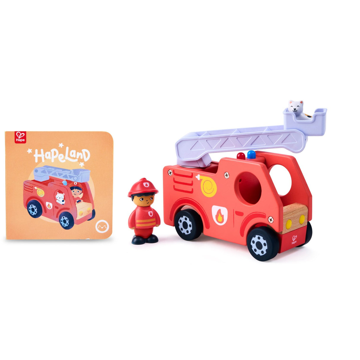 Hape Den Brølende Brandbil Med Lyd