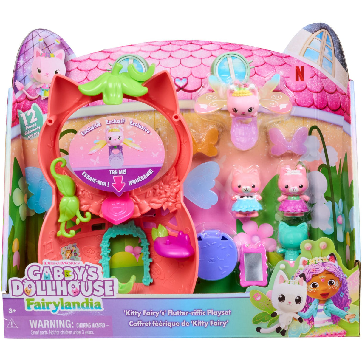 Gabby's Dollhouse Flutter-riffic Fe-sæt