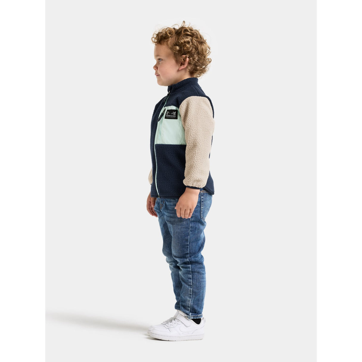 Didriksons Ocean Mint Anten Kids Fullzip