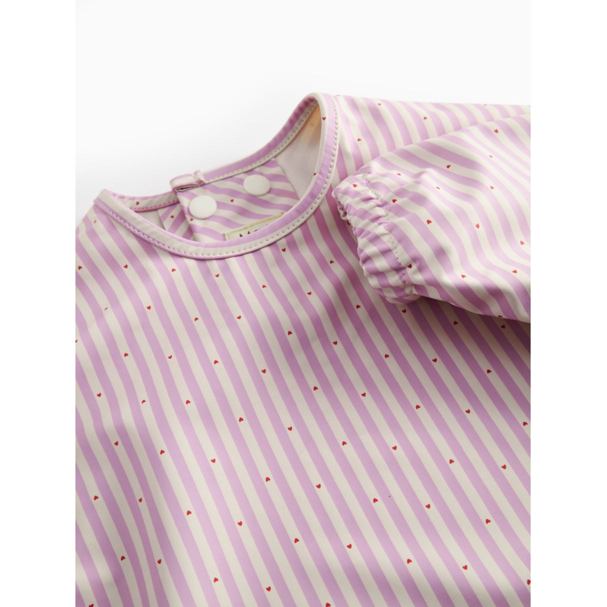 MarMar PU Pink Stripe Apron LS
