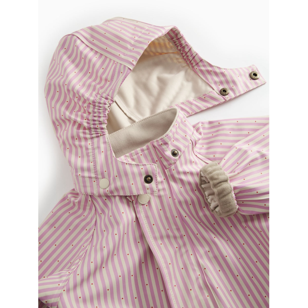 MarMar Rainwear Pink Stripe Orion Suit