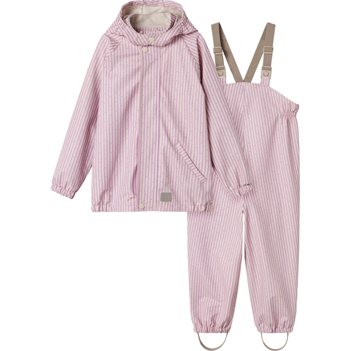 MarMar Rainwear Pink Stripe Oddy Set