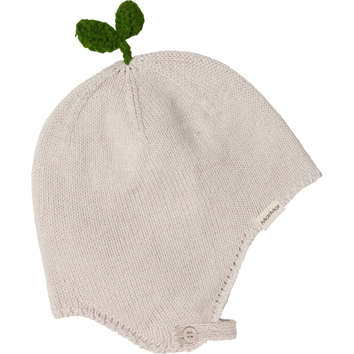 MarMar Cotton Knit Plain Moon Grey Aly Baby Sprout Hat