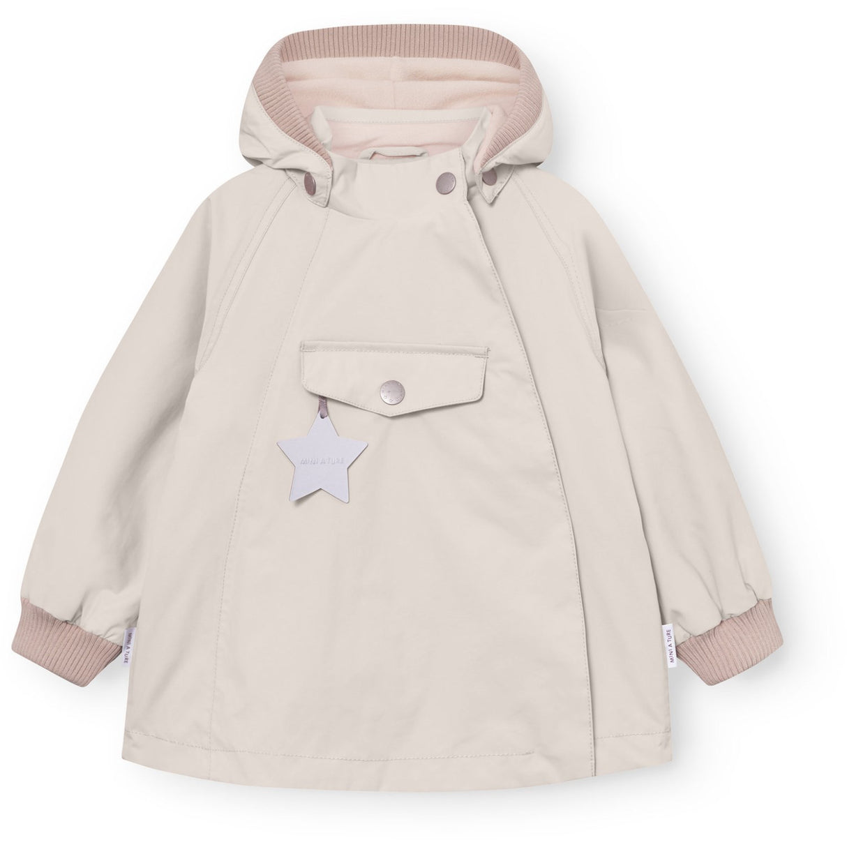 Mini A ture Sandshell Matwai Fleece Lined Jacket. Grs