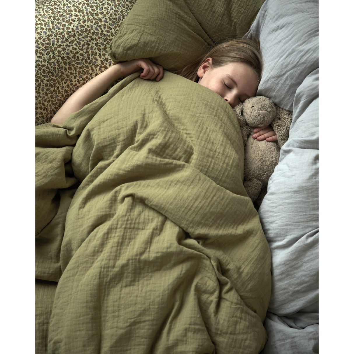 by KlipKlap Dusty Olive Bedding
