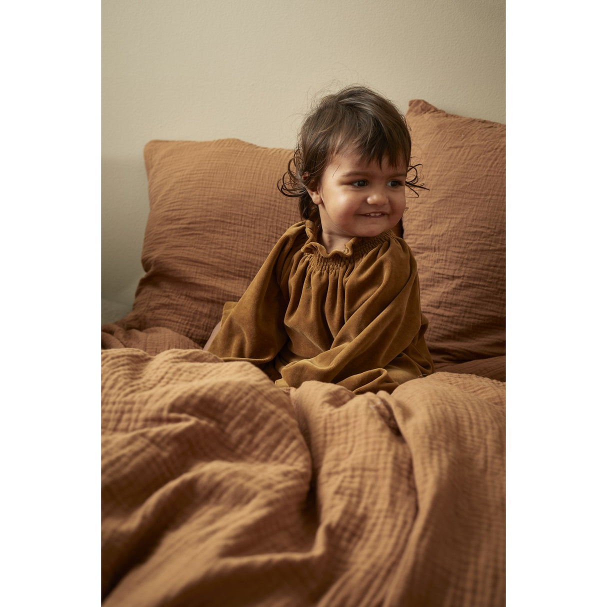 by KlipKlap Camel Brown Bedding