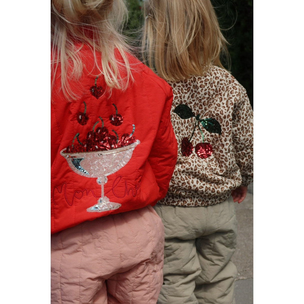 Konges Sløjd Leo Juno Printed Sequin Bomber Jacket
