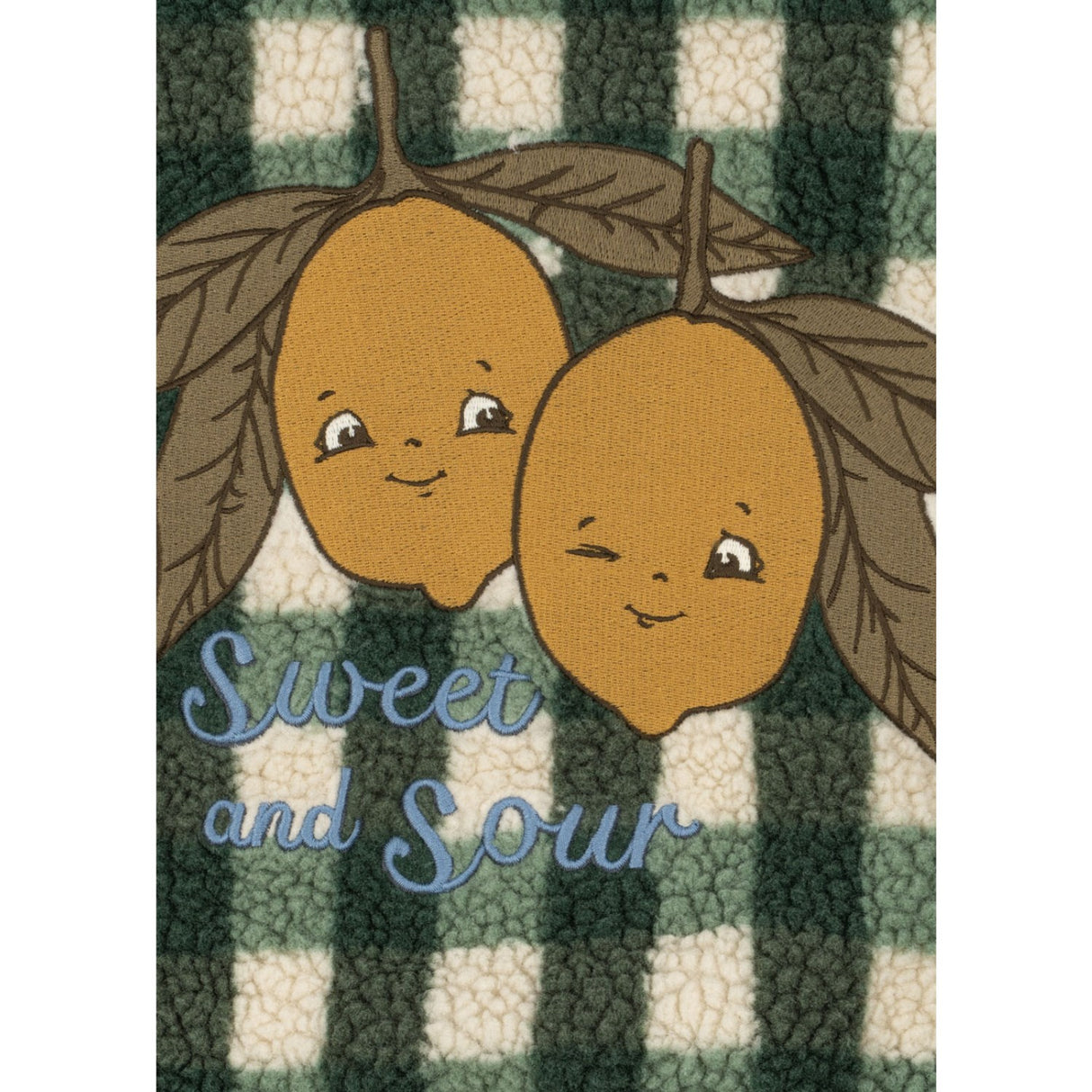 Konges Sløjd Green Check Jody Teddy Jacket Grs