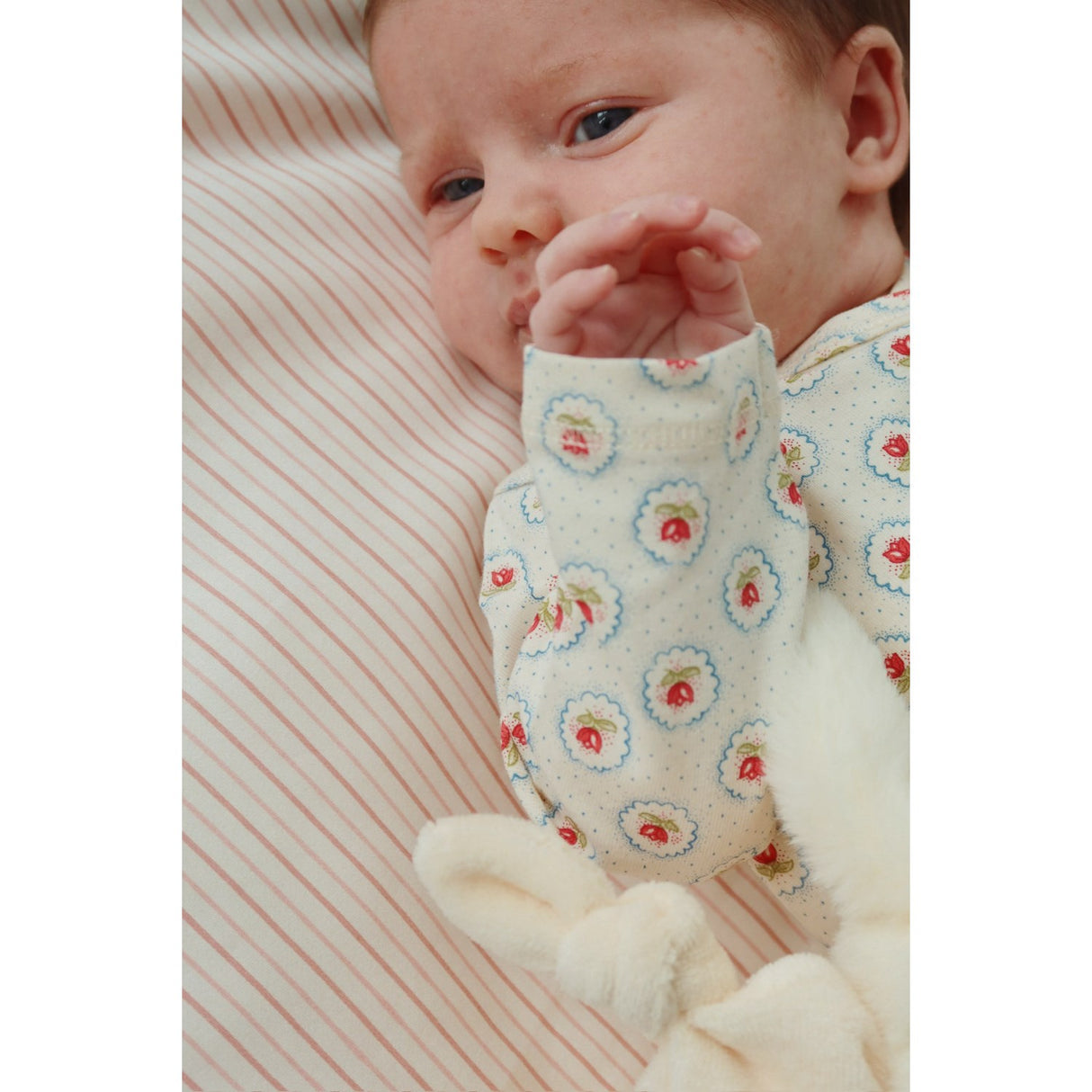 Konges Sløjd Stripie Petite Rose Baby Bedding Gots