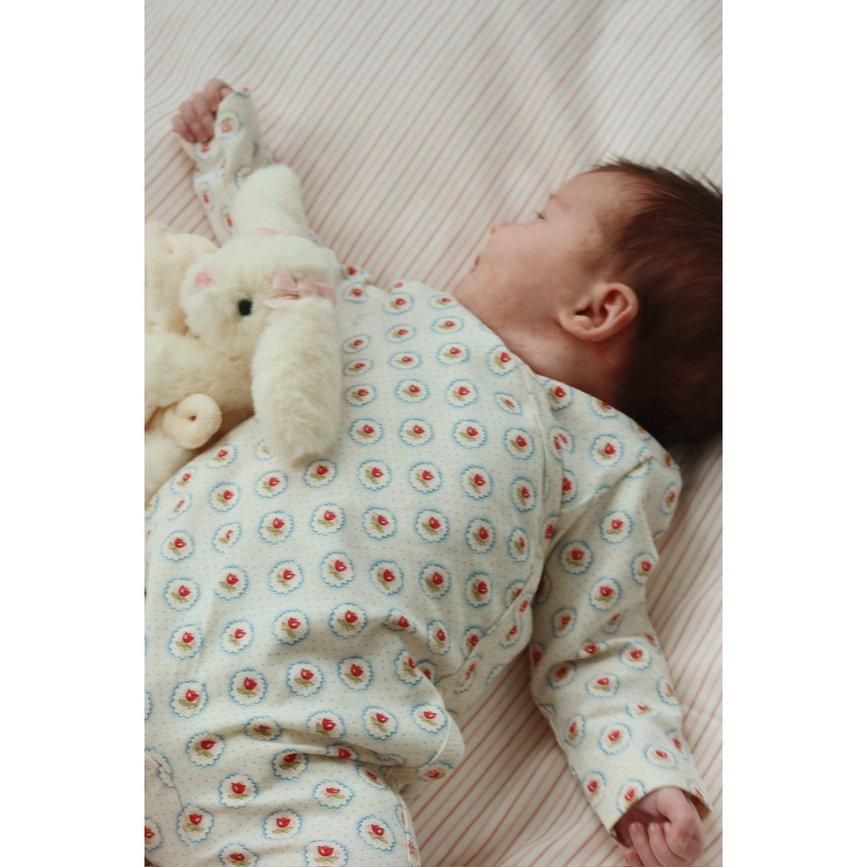 Konges Sløjd Stripie Petite Rose Baby Bedding Gots