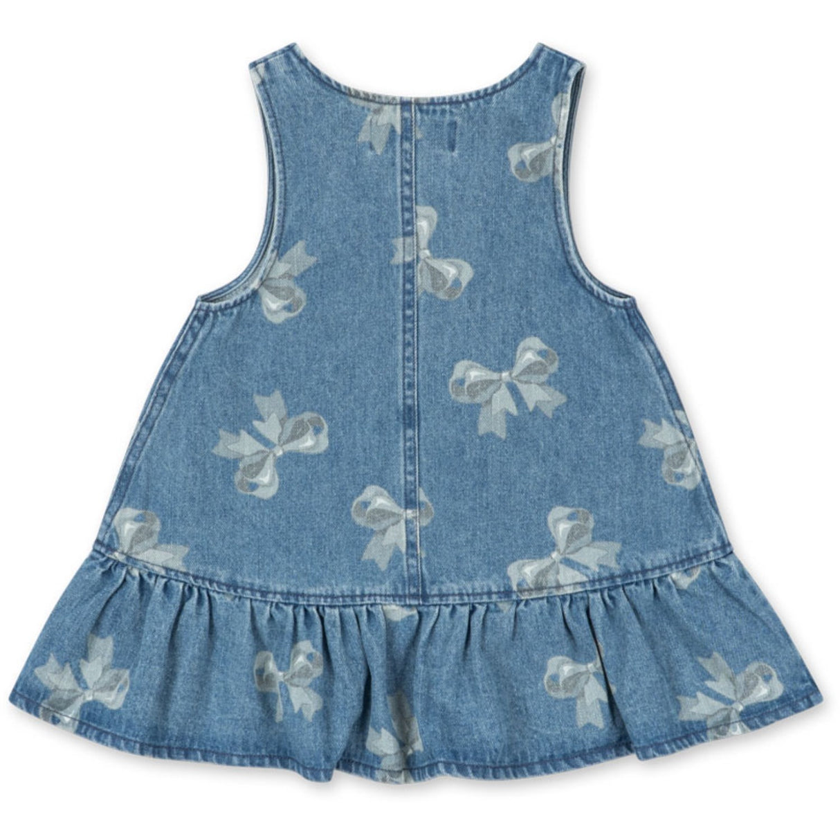 Konges Sløjd x Luksusbaby Bella Bow Blu Magot Frill Dress Gots