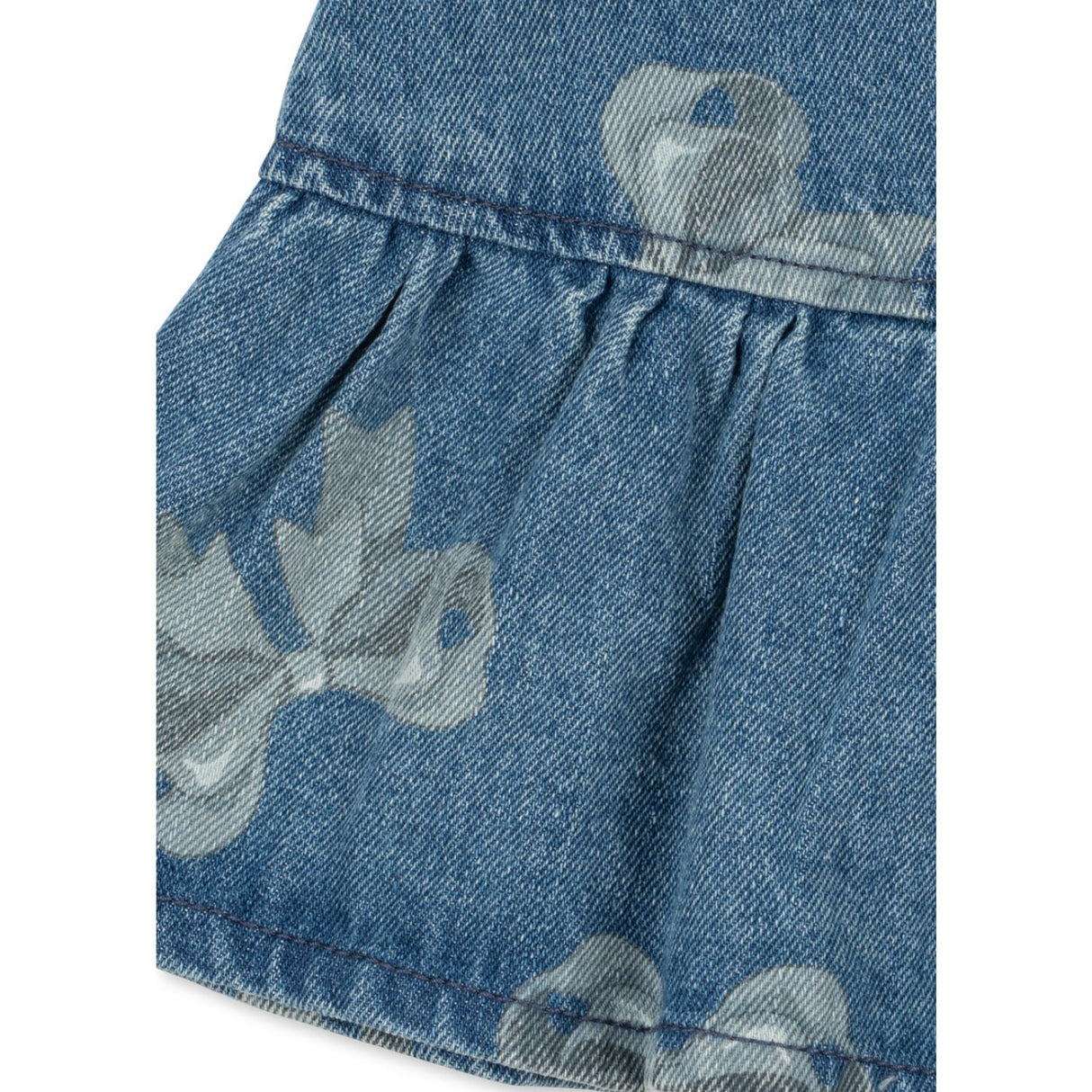 Konges Sløjd x Luksusbaby Bella Bow Blu Magot Frill Dress Gots