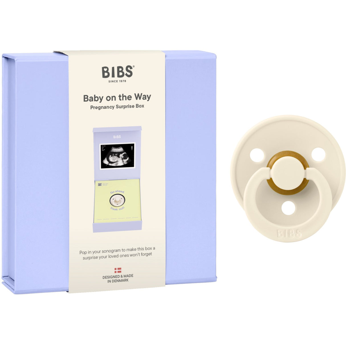 Bibs Ivory Gift Set Baby On The Way Latex