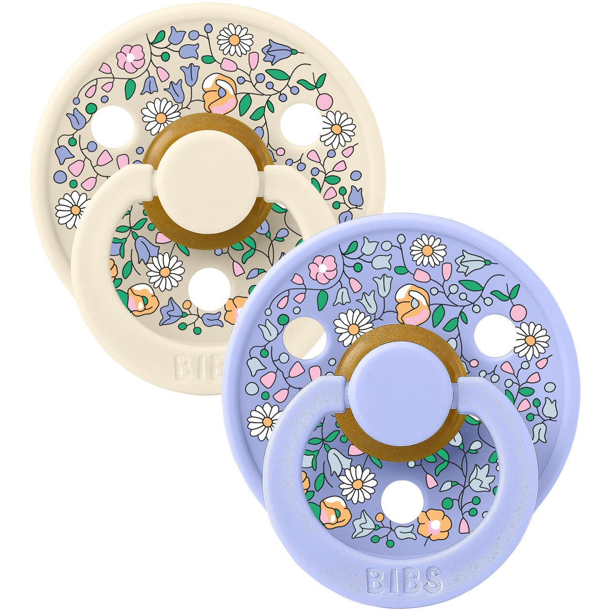 Bibs X Liberty Ivory Mix Pacifier Colour 2-Pack Chloe Meadow Latex