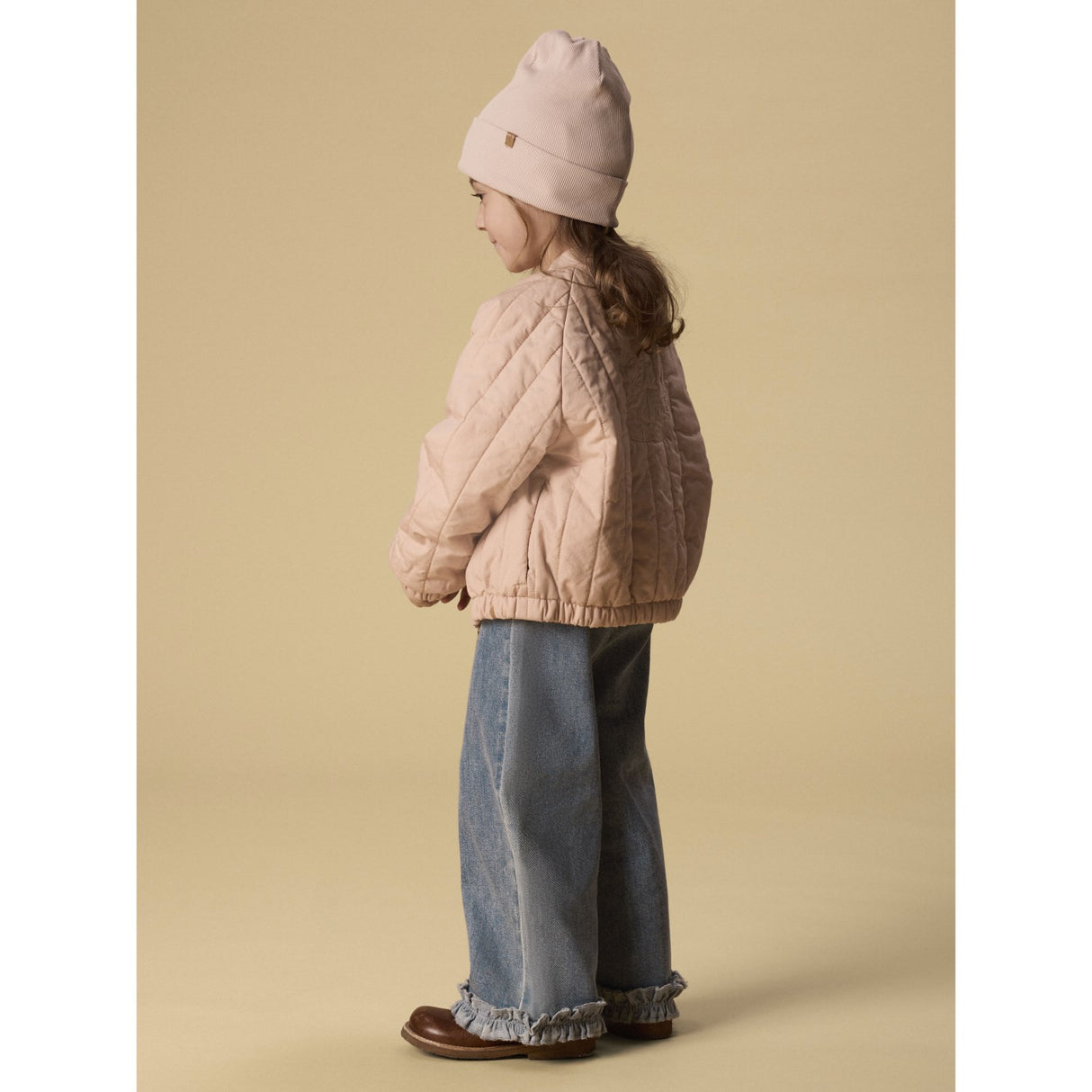 Lil'Atelier Cameo Rose Swan Nmflio Bomber Jacket Lil