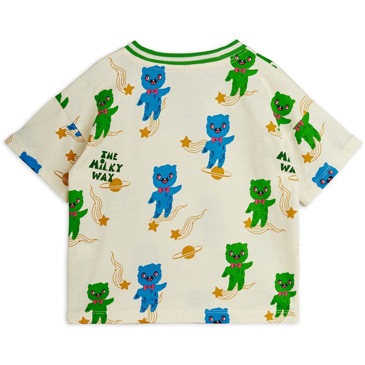 Mini Rodini Off-white Aliens AOP Ss Tee