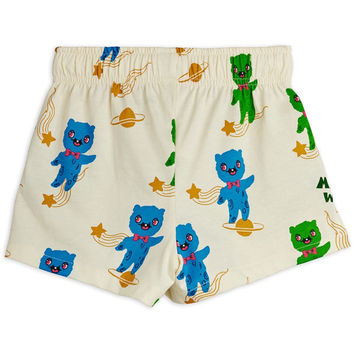 Mini Rodini Off-white Aliens AOP Shorts