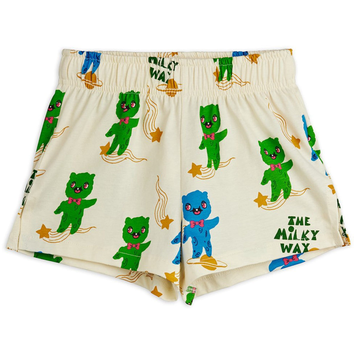 Mini Rodini Off-white Aliens AOP Shorts