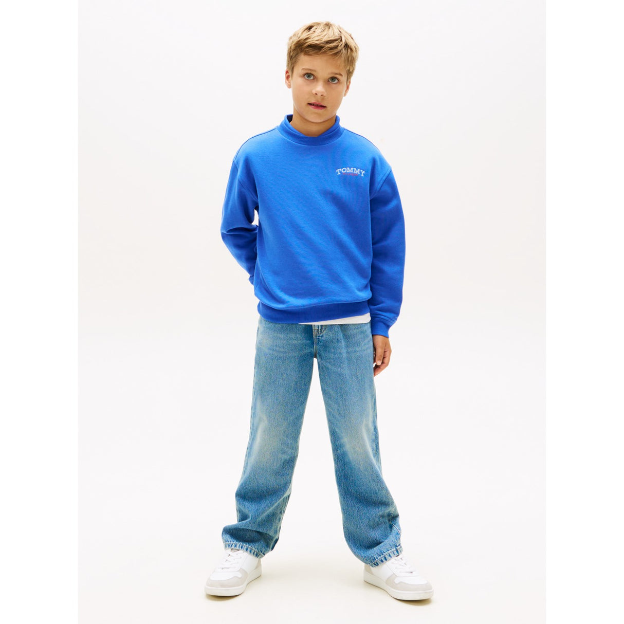 Tommy Hilfiger Empire Blue Monotype Graphic Sweatshirt