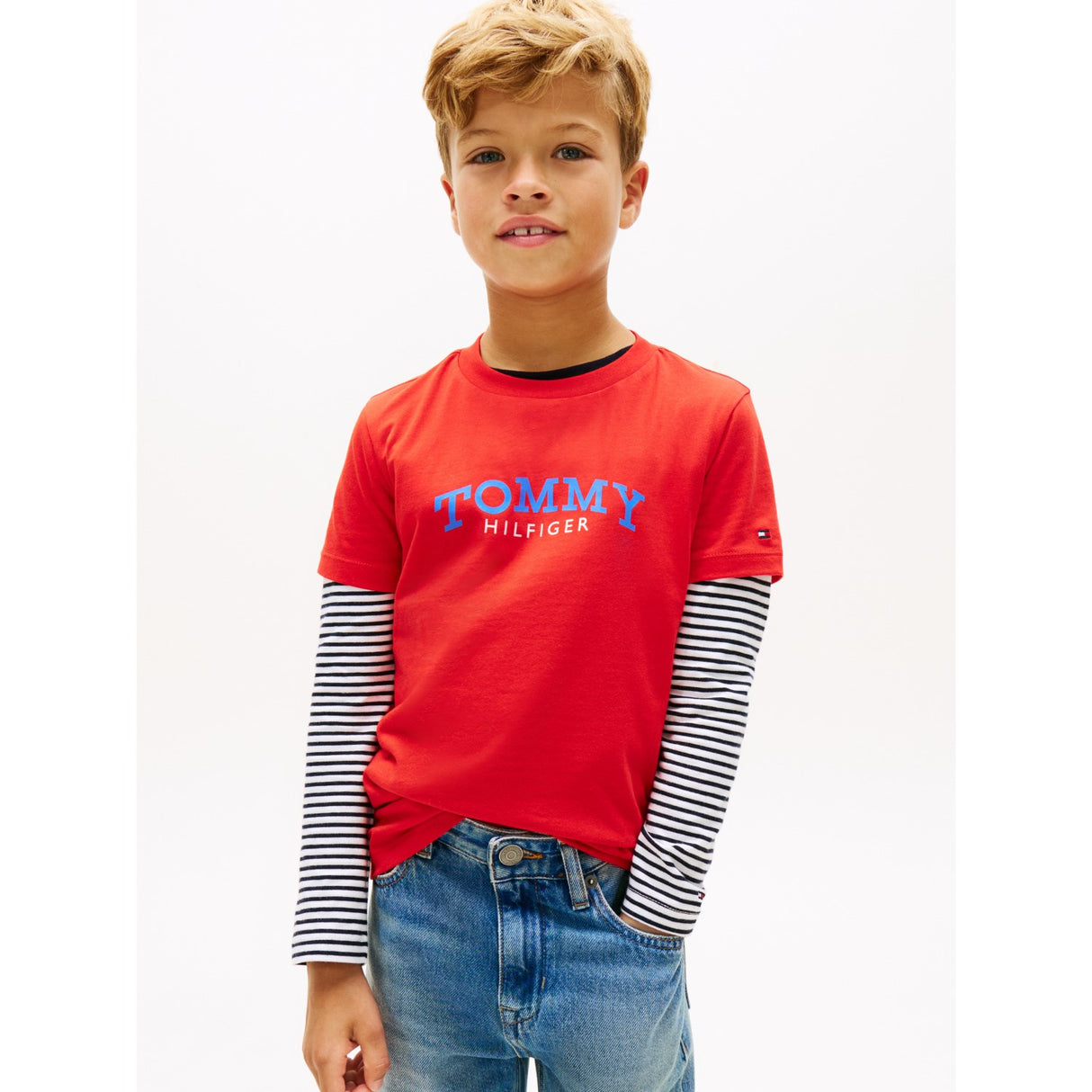 Tommy Hilfiger Rapid Red Monogram Graphic T-Shirt