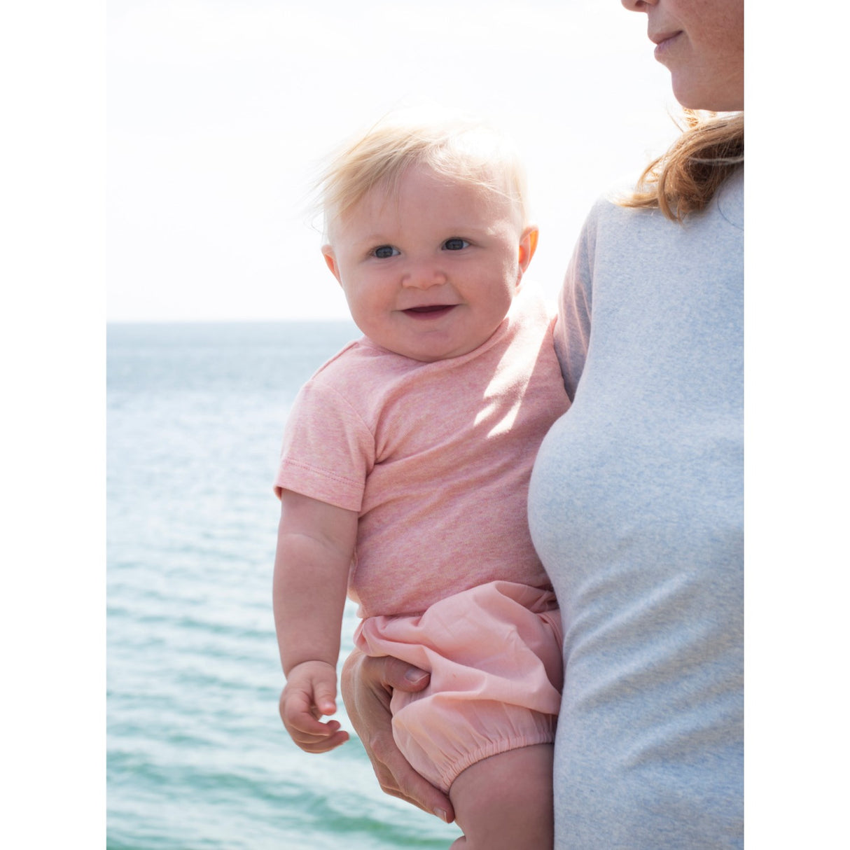 Serendipity Coral Baby Body Short Sleeve