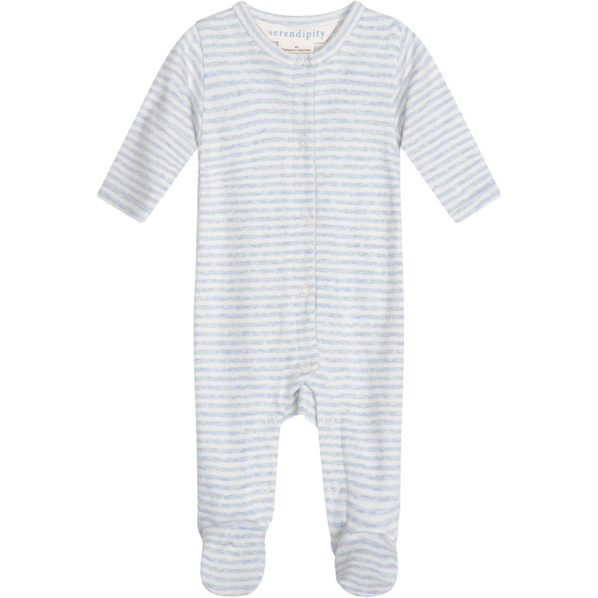 Serendipity Mist/Offwhite Newborn Stripe Suit