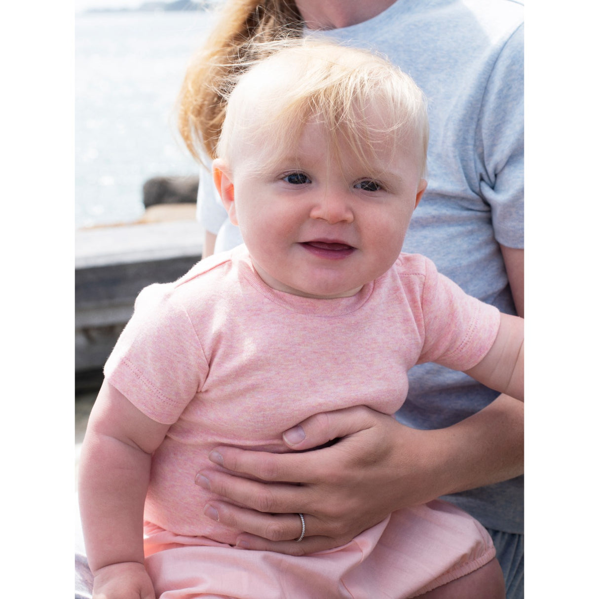 Serendipity Coral Baby Body Short Sleeve