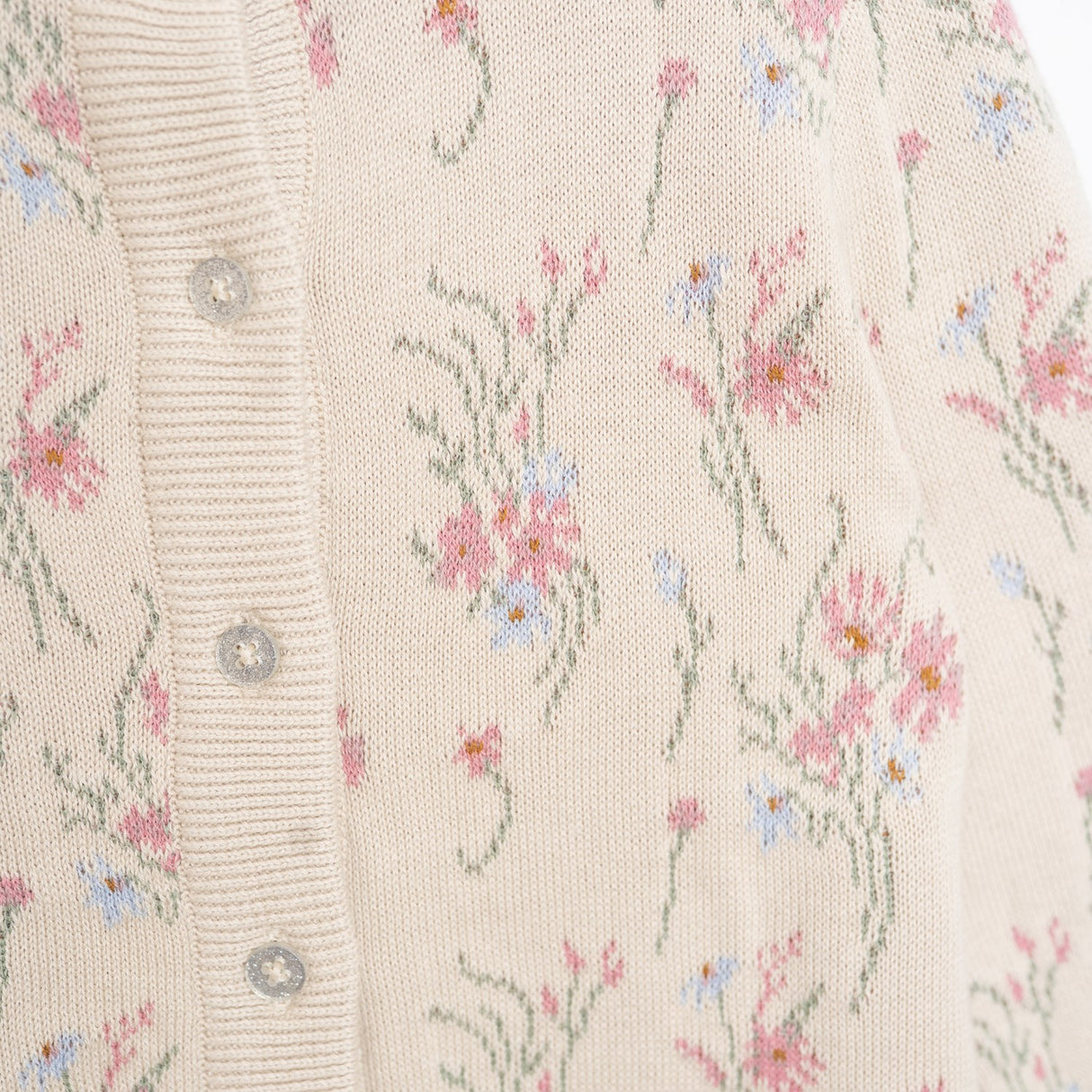 Hanevild Summer Sand Flower Cardigan