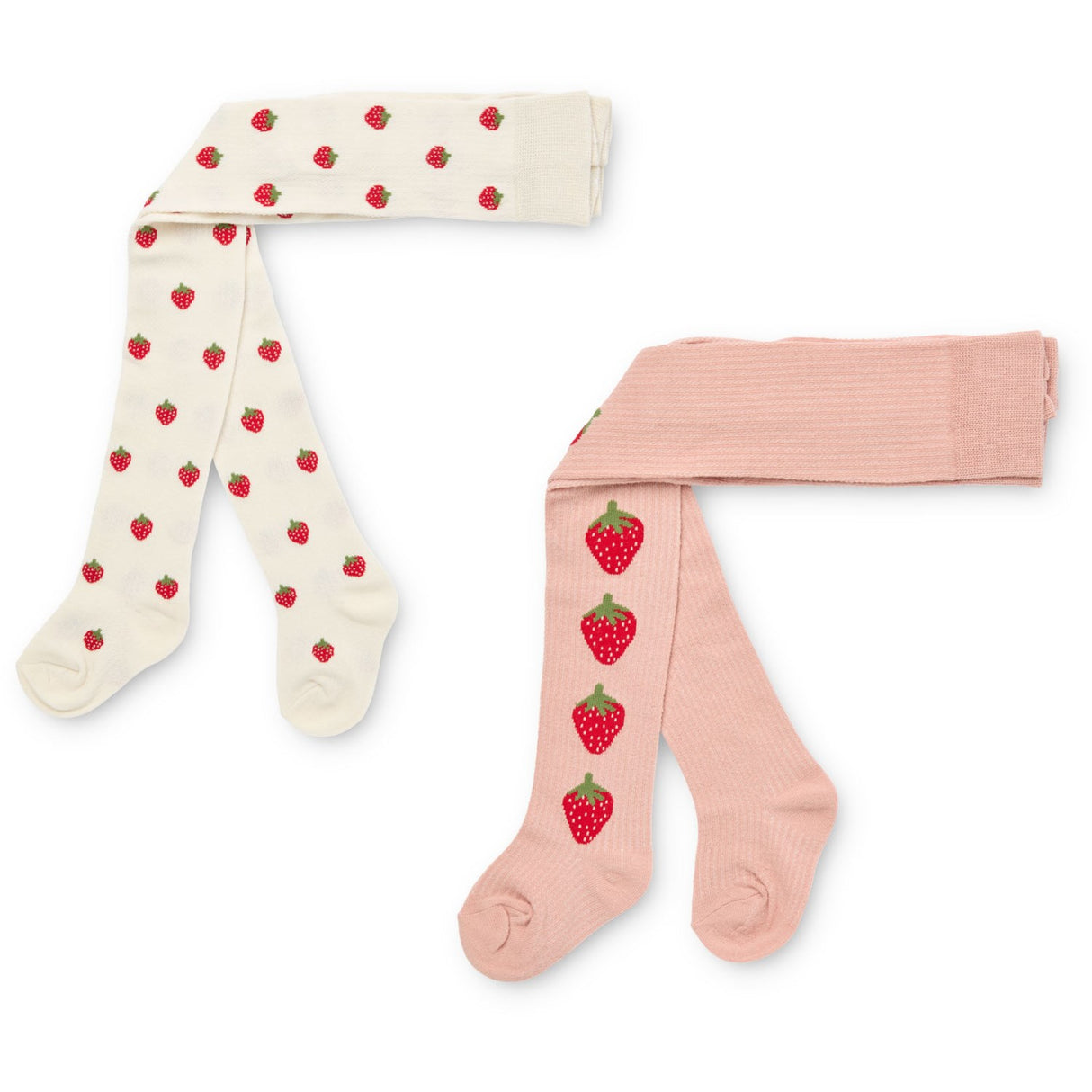 Flöss Pointelle Berry 2-pack Vera Tights 2-pack